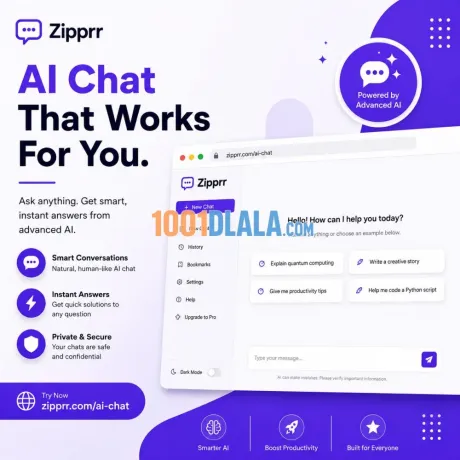 Zipprr AI Chat - AI Chatbot for Any Website, Trained on Your Content